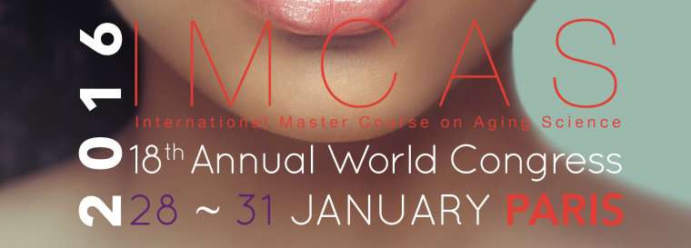 IMCAS World Congress 2016, 28 January – 31 January , Paris